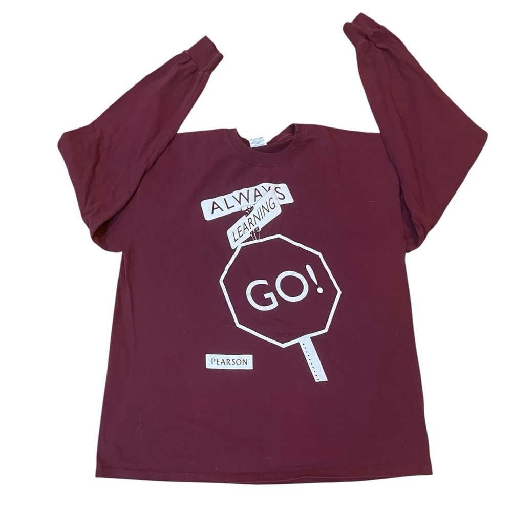 Always Learning Long Sleeve Gildan XL Tee